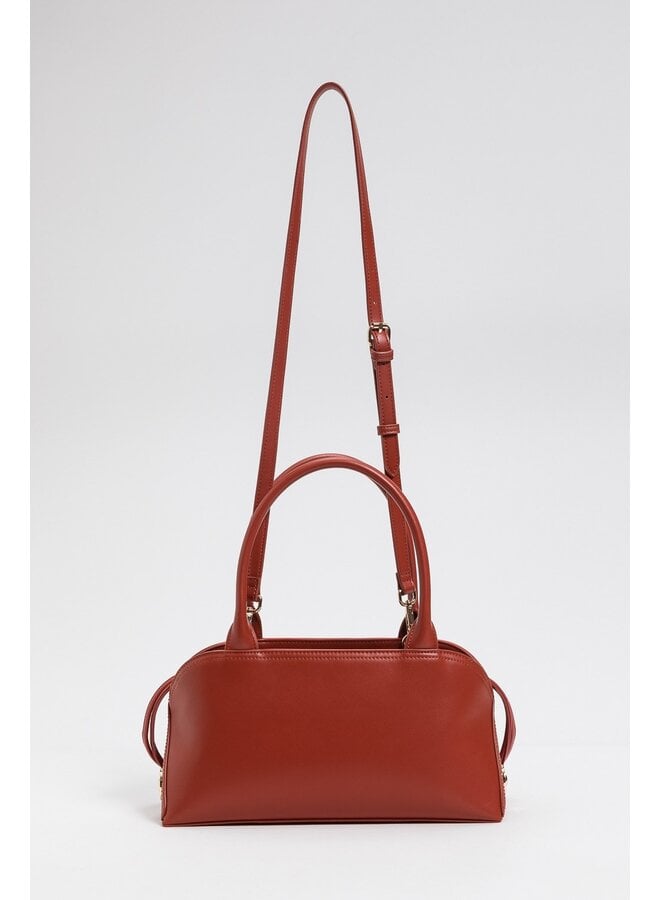 Bowler bag with clutch Brown Henna