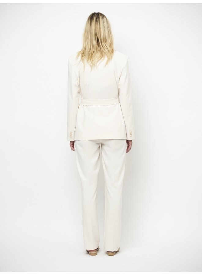 Belted blazer DOME Butter Cream