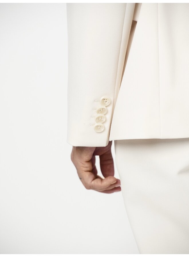 Belted blazer DOME Butter Cream