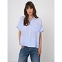 Linen blouse blue