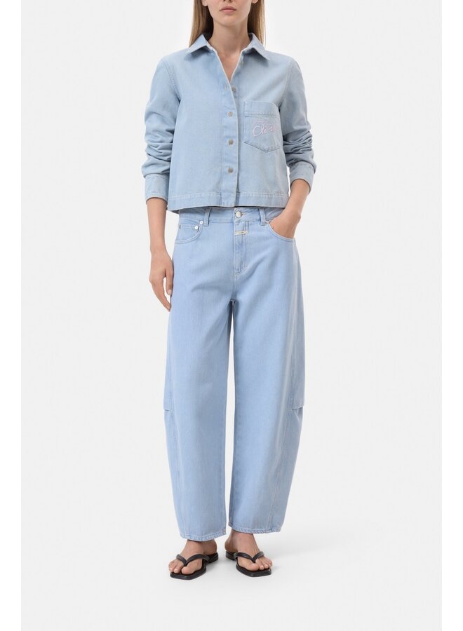 JAZZIE with pleat detail light blue