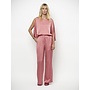 Satin smart pants JULES Coral Blush