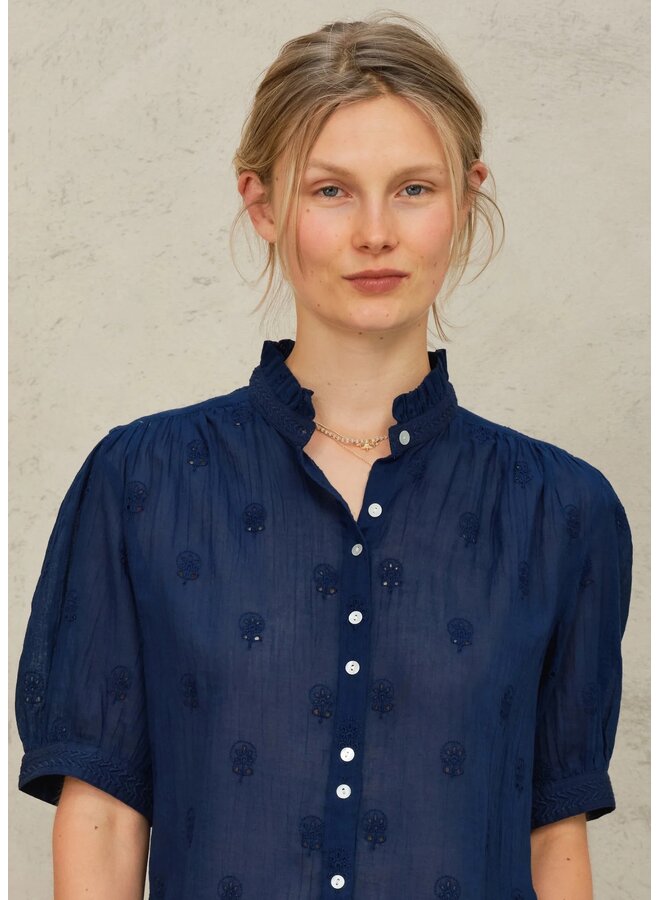 FRANI S/S top indigo