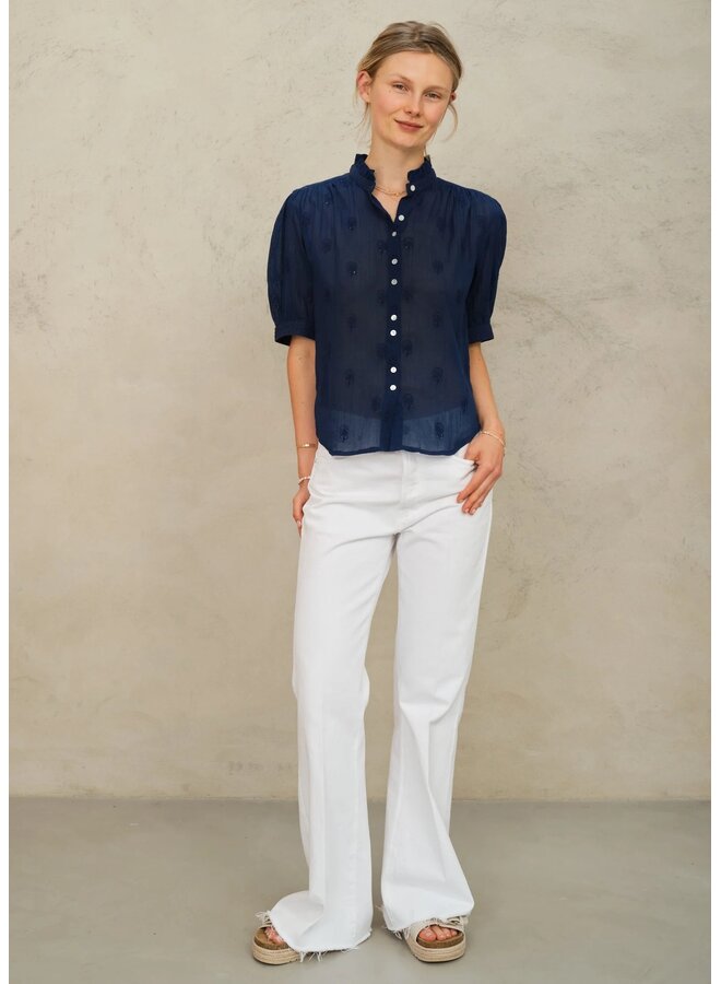 FRANI S/S top indigo