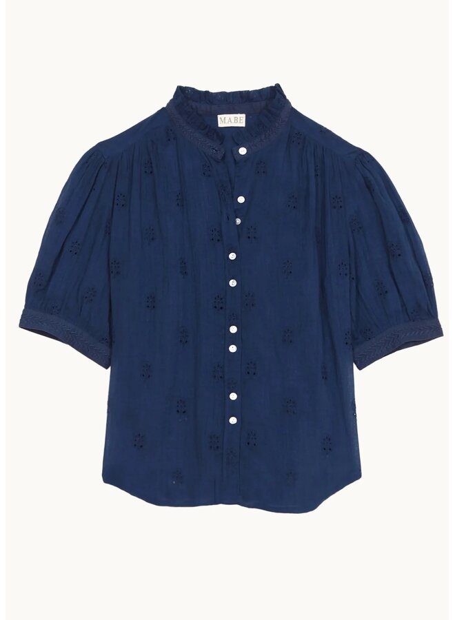 FRANI S/S top indigo