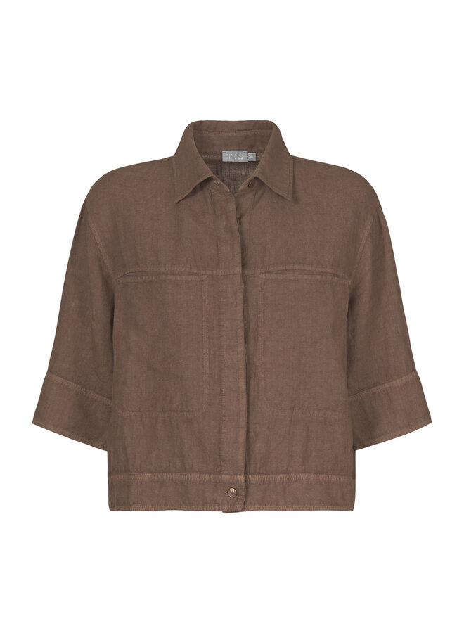 Linen Jacket Cacao