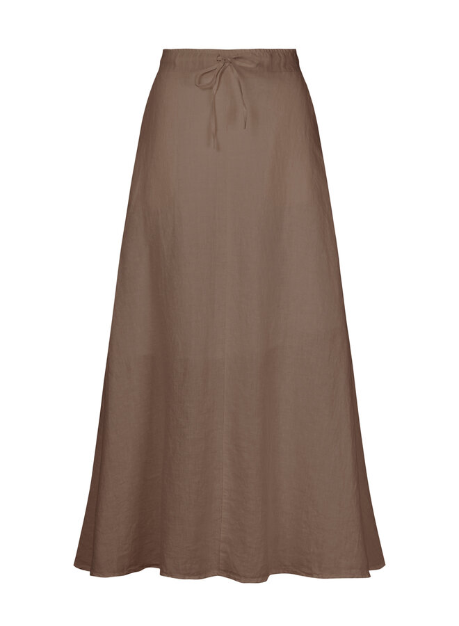 Linen Skirt Cacao