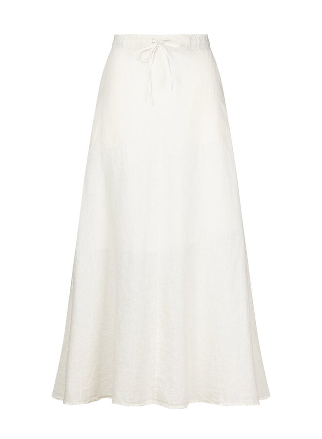Linen Skirt Cream