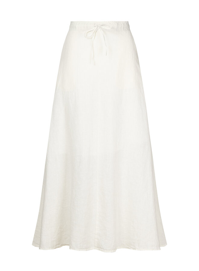 Linen Skirt Cream