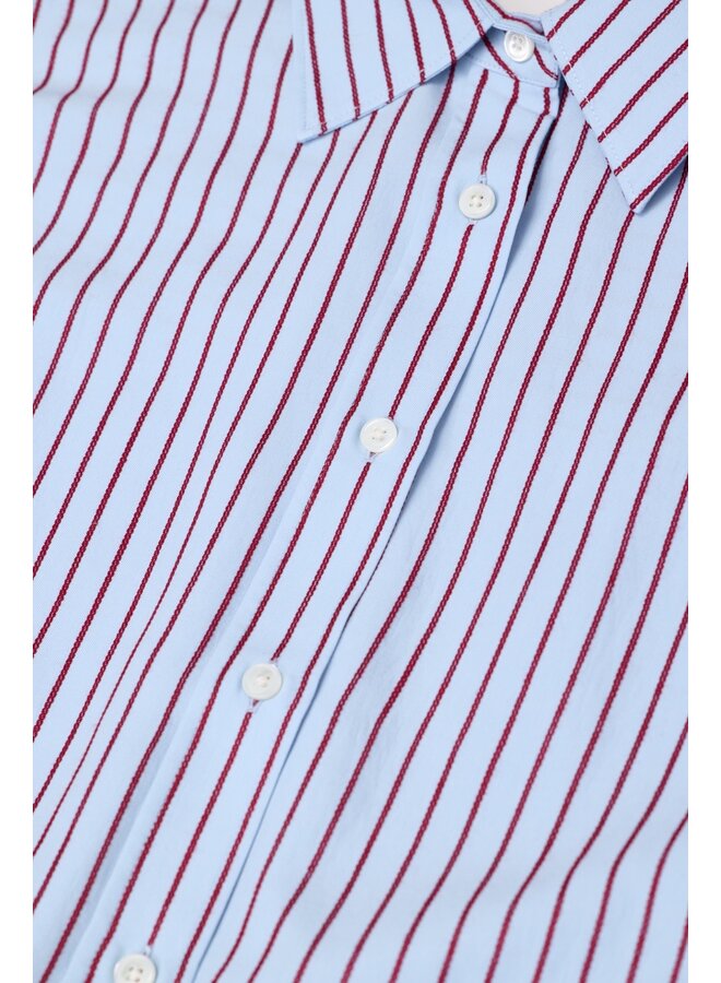 Turn-up shirt  Dove blue