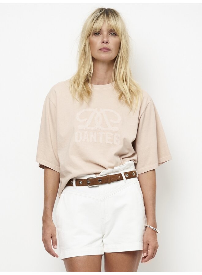 Logo tee MAIMU Pink Shell