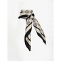 MONOGRAM chain scarf Black/White