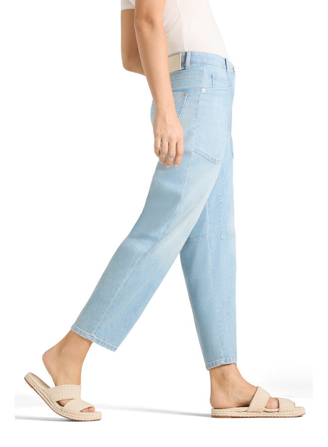 OCEAN blue denim sunny bleached