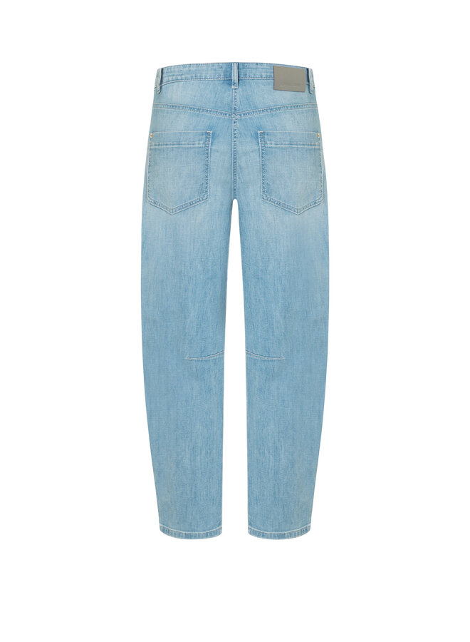 OCEAN blue denim sunny bleached