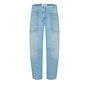 OCEAN blue denim sunny bleached