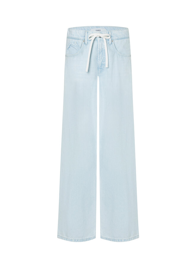 BAGGY blue denim frosted fade