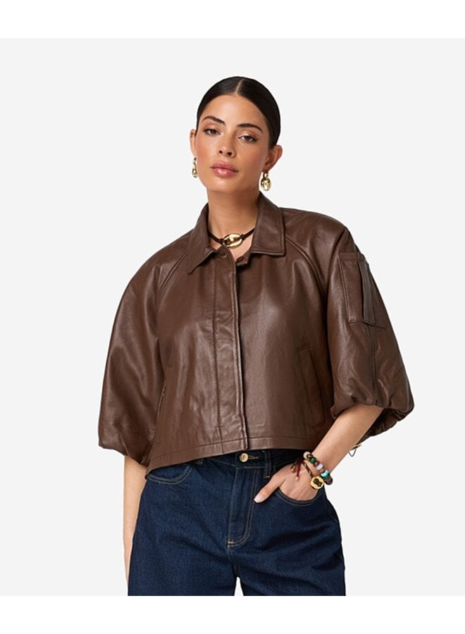 Jacket JALIANA bean brown
