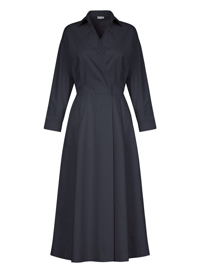 Cotton dress dark sapphire