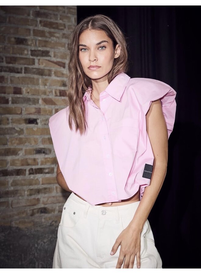 DINNIE NS Poplin Shirt bubblegum