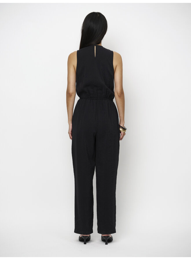 ORLUNE sleeveless jumpsuit raven