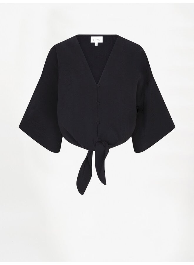 PALOU kimono top raven