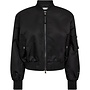Sally Crop Bomber Black
