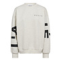 Maxi Split Logo Sweat pearl melange
