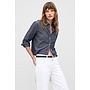Cropped Classic Shirt Dark night