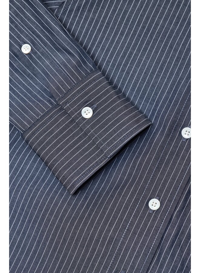 Cropped Classic Shirt Dark night