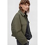 Cropped Bomber Cypress green