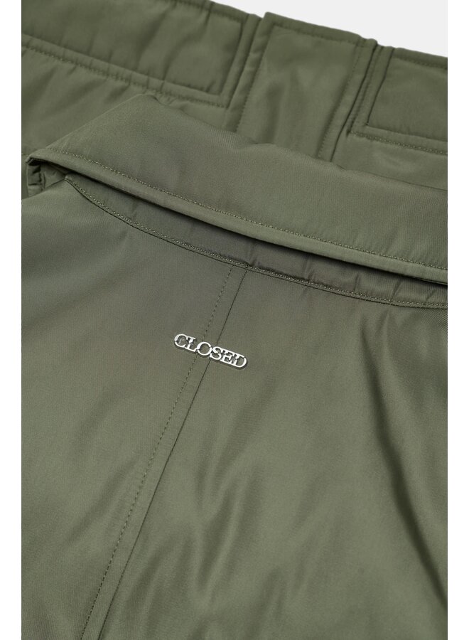 Cropped Bomber Cypress green