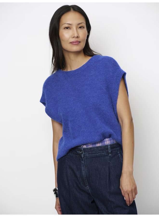 ENOHA open back sweater Luminous Blue