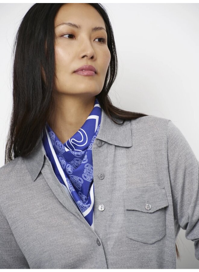 MONOGRAM chain scarf Luminous Blue