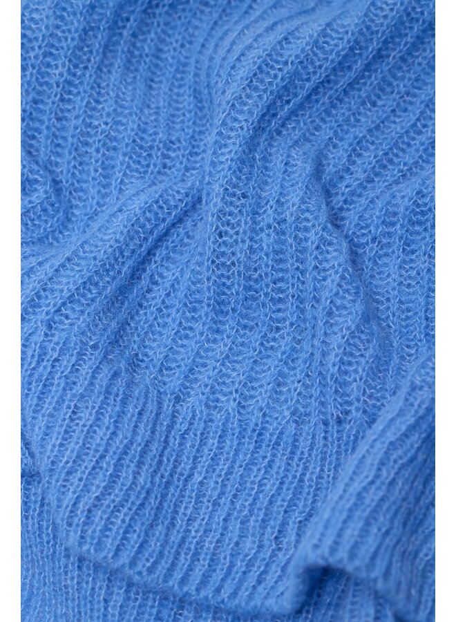 Crew Neck Long Sleeve Moonleaf blue