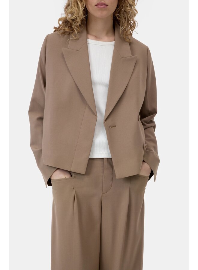 Cropped Blazer Hazel beige