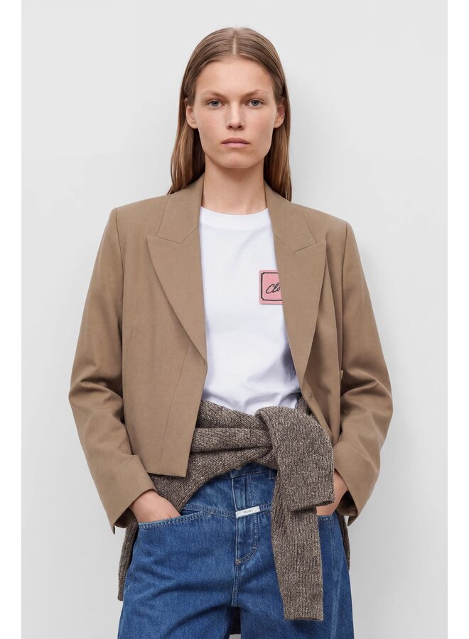 Cropped Blazer Hazel beige
