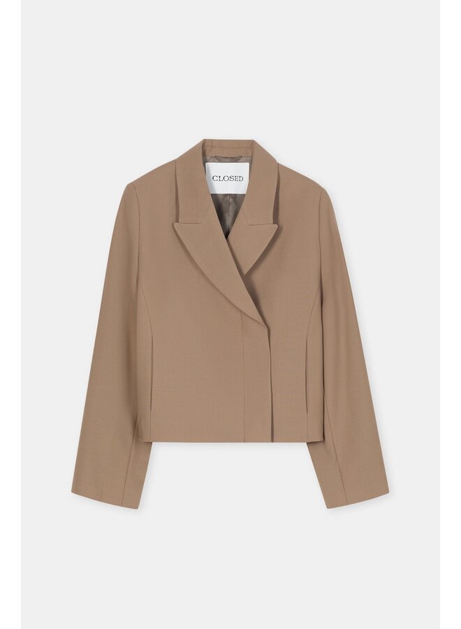 Cropped Blazer Hazel beige
