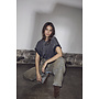 Romie Acid Pleat Tee Black Wash