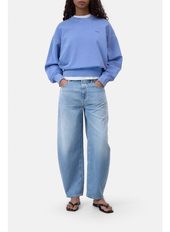 Basic crewneck Moonleaf Blue