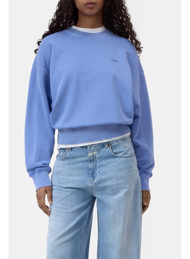 Basic crewneck Moonleaf Blue