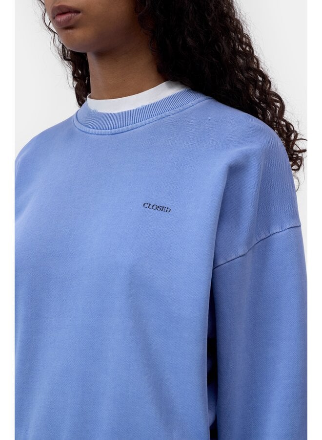 Basic crewneck Moonleaf Blue
