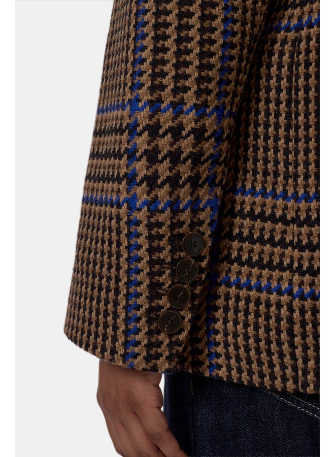 Fitted doublebreasted blazer Sand beige