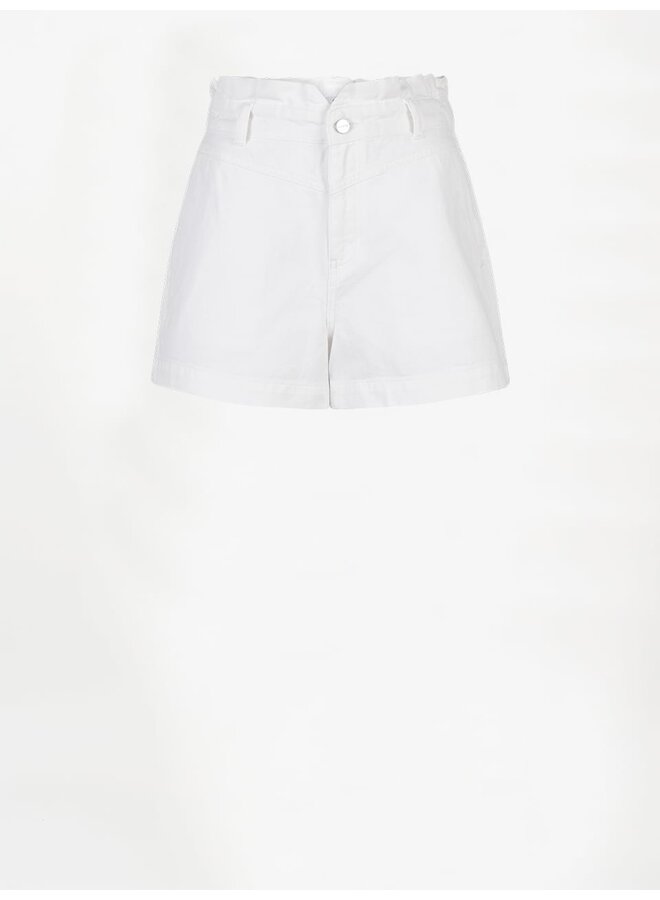 ROSIE denim shorts milk white