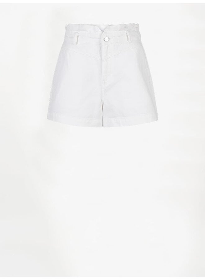 ROSIE denim shorts milk white