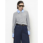 Mixed sweater THAMES Heather Grey