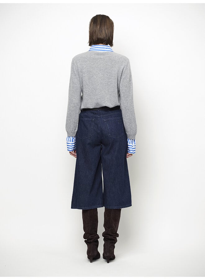 Mixed sweater THAMES Heather Grey