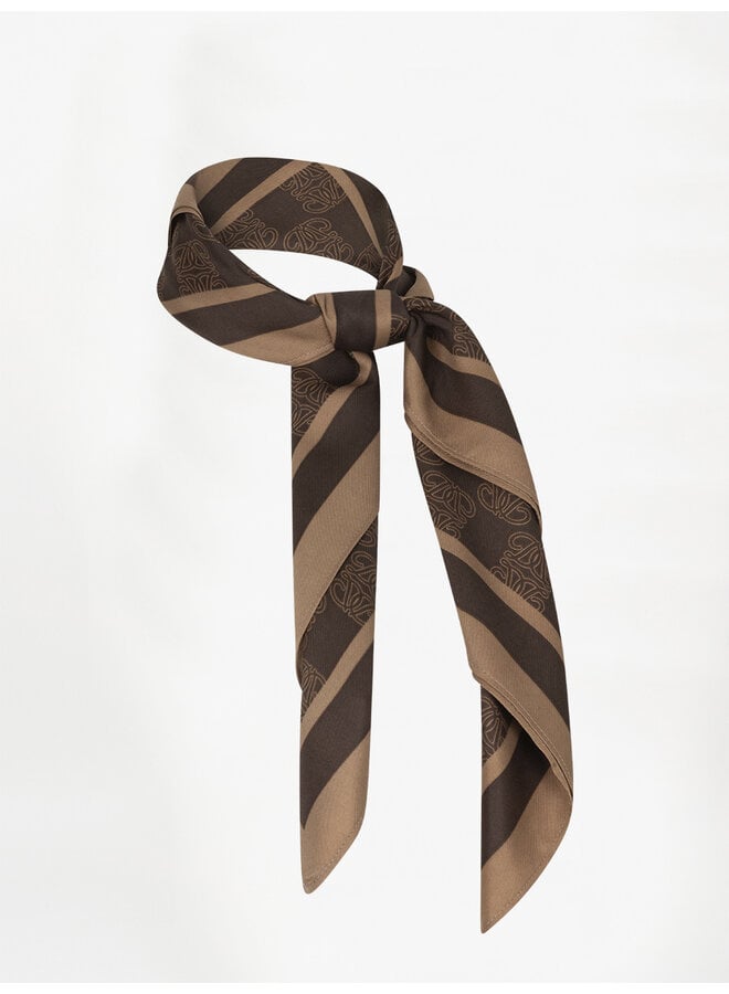 Scarf MONOGRAM Espresso Brown