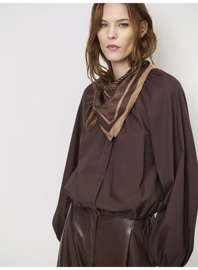 Scarf MONOGRAM Espresso Brown