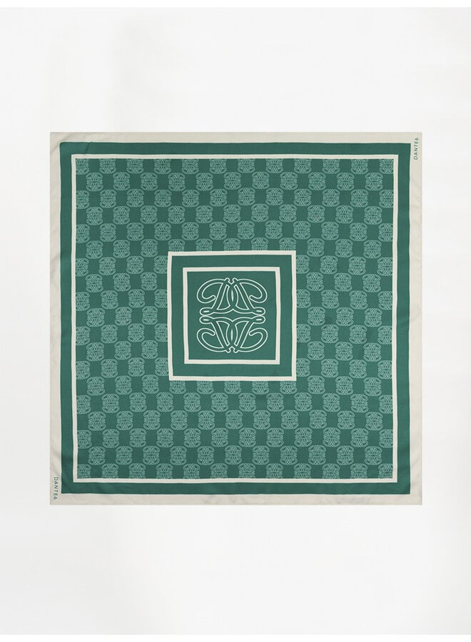 Scarf MONOGRAM Evergreen