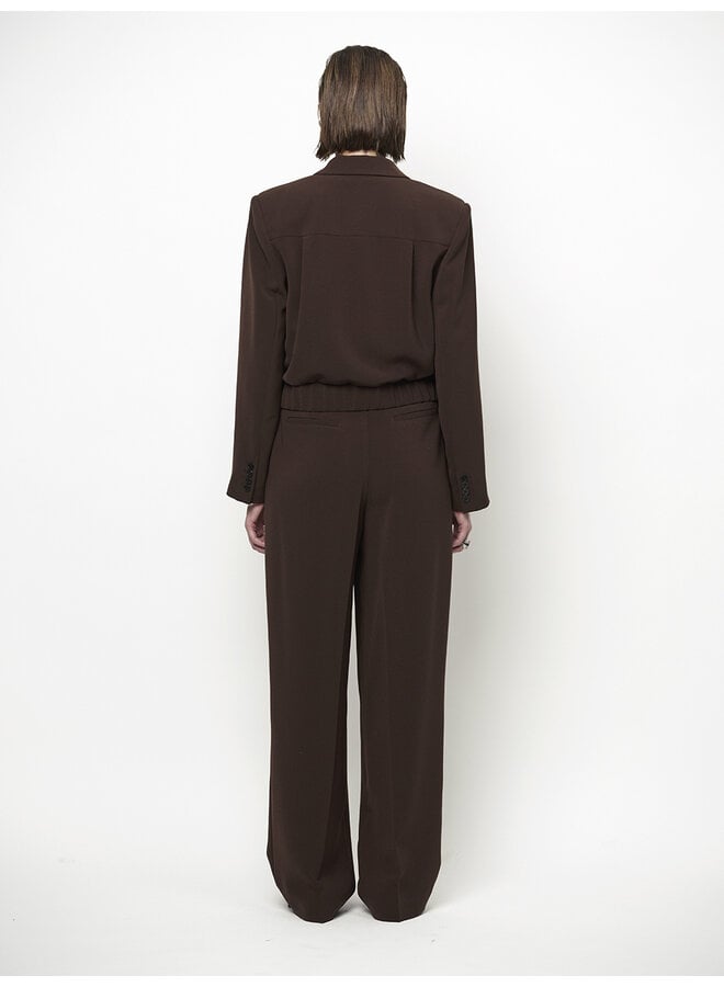 Cropped jacket REILLEY Espresso Brown
